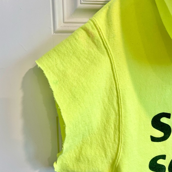 Anti social social club short sleeve neon hooded sweatshirt hoodie - HOST PICK! - Picture 6 of 6